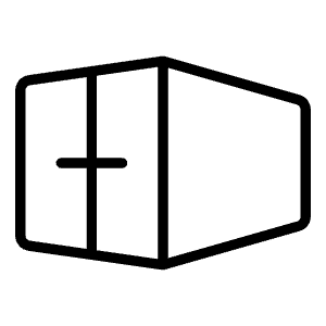 Shipping Container Thin Icon from Phosphor Thin Set