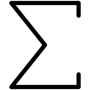 Sigma Thin Icon from Phosphor Thin Set