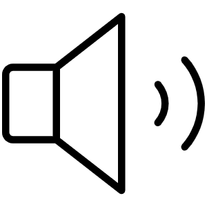 Speaker High Thin Icon from Phosphor Thin Set