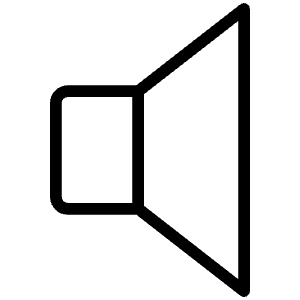 Speaker None Thin Icon from Phosphor Thin Set