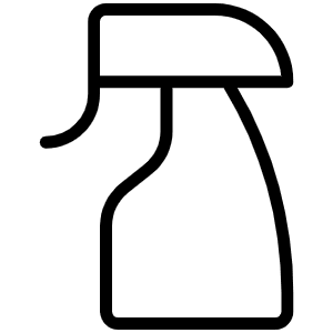 Spray Bottle Thin Icon from Phosphor Thin Set