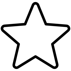 Star Thin Icon from Phosphor Thin Set