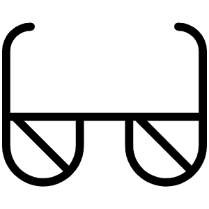 Sunglasses Thin Icon from Phosphor Thin Set