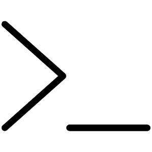 Terminal Thin Icon from Phosphor Thin Set