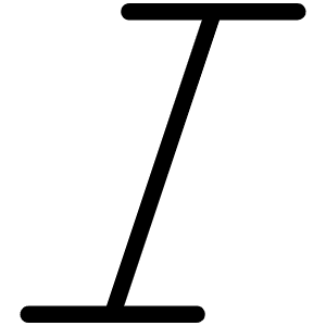 Text Italic Thin Icon from Phosphor Thin Set