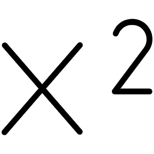 Text Superscript Thin Icon from Phosphor Thin Set