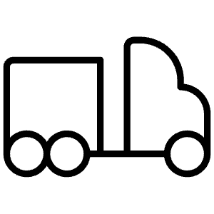 Truck Trailer Thin Icon from Phosphor Thin Set