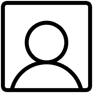 User Square Thin Icon from Phosphor Thin Set