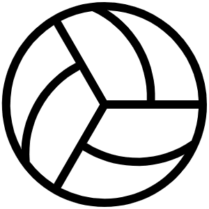 Volleyball Thin Icon from Phosphor Thin Set
