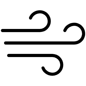 Wind Thin Icon from Phosphor Thin Set