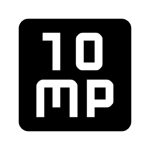 10mp Fill Icon from Outlined Fill - Material Symbols Set