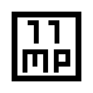 11mp Icon from Sharp Line - Material Symbols Set