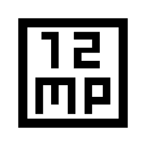 12mp Icon from Sharp Line - Material Symbols Set