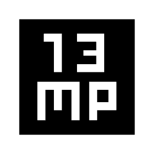 13mp Fill Icon from Sharp Fill - Material Symbols Set