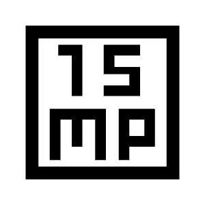 15mp Icon from Sharp Line - Material Symbols Set