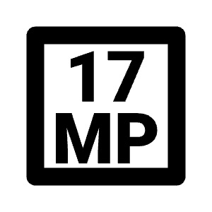 17mp Icon from Outlined Line - Streamline Material Free Set