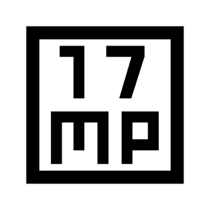17mp Icon from Sharp Line - Material Symbols Set