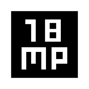 18mp Fill Icon from Sharp Fill - Material Symbols Set