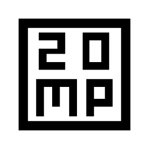 20mp Icon from Sharp Line - Material Symbols Set