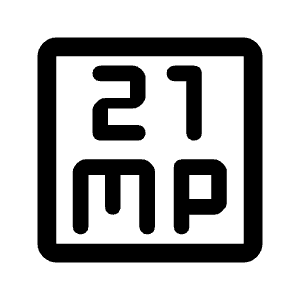 21mp Icon from Rounded Line - Material Symbols Set
