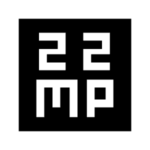 22mp Fill Icon from Sharp Fill - Material Symbols Set
