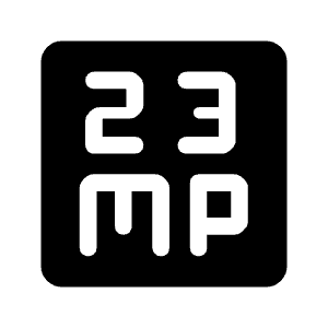 23mp Fill Icon from Rounded Fill - Material Symbols Set