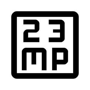 23mp Icon from Outlined Line - Material Symbols Set