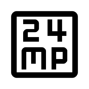 24mp Icon from Outlined Line - Material Symbols Set