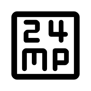 24mp Icon from Rounded Line - Material Symbols Set