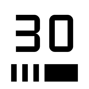 30fps Select Fill Icon from Outlined Fill - Material Symbols Set