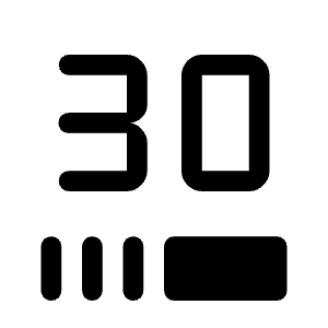 30fps Select Fill Icon from Rounded Fill - Material Symbols Set