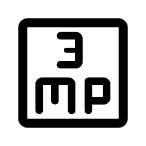 3mp Icon from Rounded Line - Material Symbols Set