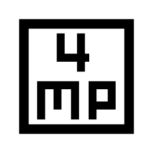 4mp Icon from Sharp Line - Material Symbols Set