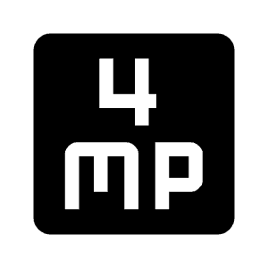 4mp Fill Icon from Outlined Fill - Material Symbols Set