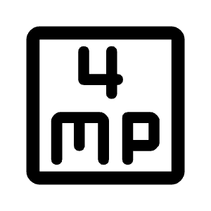 4mp Icon from Rounded Line - Material Symbols Set