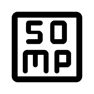 50mp Icon from Rounded Line - Material Symbols Set