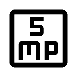 5mp Icon from Outlined Line - Material Symbols Set