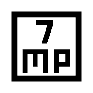 7mp Icon from Sharp Line - Material Symbols Set