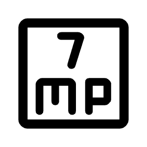 7mp Icon from Rounded Line - Material Symbols Set