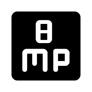 8mp Fill Icon from Rounded Fill - Material Symbols Set