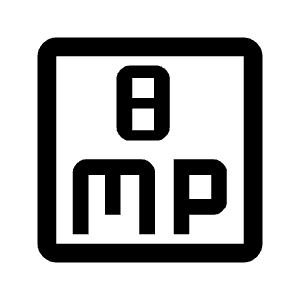 8mp Icon from Outlined Line - Material Symbols Set