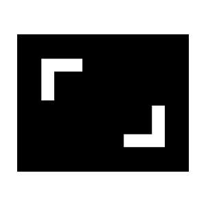 Aspect Ratio Fill Icon from Sharp Fill - Material Symbols Set