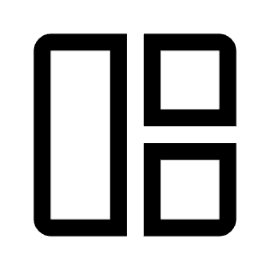 Auto Awesome Mosaic Icon from Rounded Line - Material Symbols Set