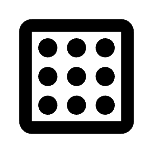 Background Dot Small Icon from Rounded Line - Material Pro Free Set