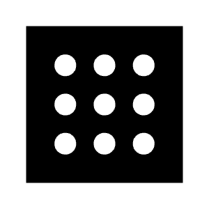 Background Dot Small Fill Icon from Sharp Fill - Material Symbols Set