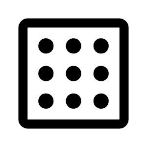 Background Dot Small Icon from Rounded Line - Material Symbols Set