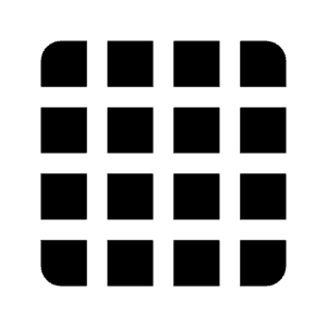 Background Grid Small Fill Icon from Rounded Fill - Material Symbols Set