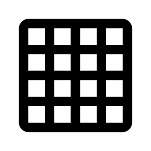Background Grid Small Icon from Rounded Line - Material Symbols Set