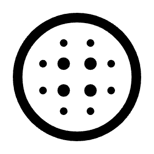 Blur Circular Icon from Rounded Line - Material Symbols Set