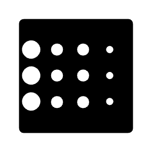 Blur Linear Fill Icon from Rounded Fill - Material Symbols Set
